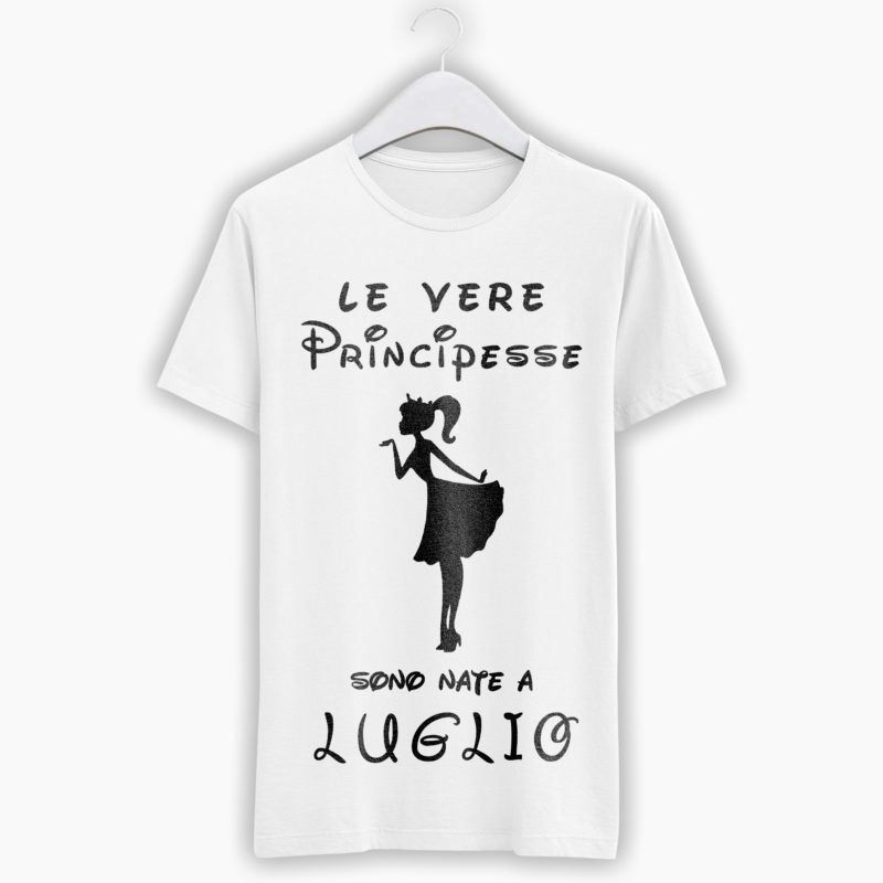 T-Shirt Donna - Le Vere Principesse sono nate a...