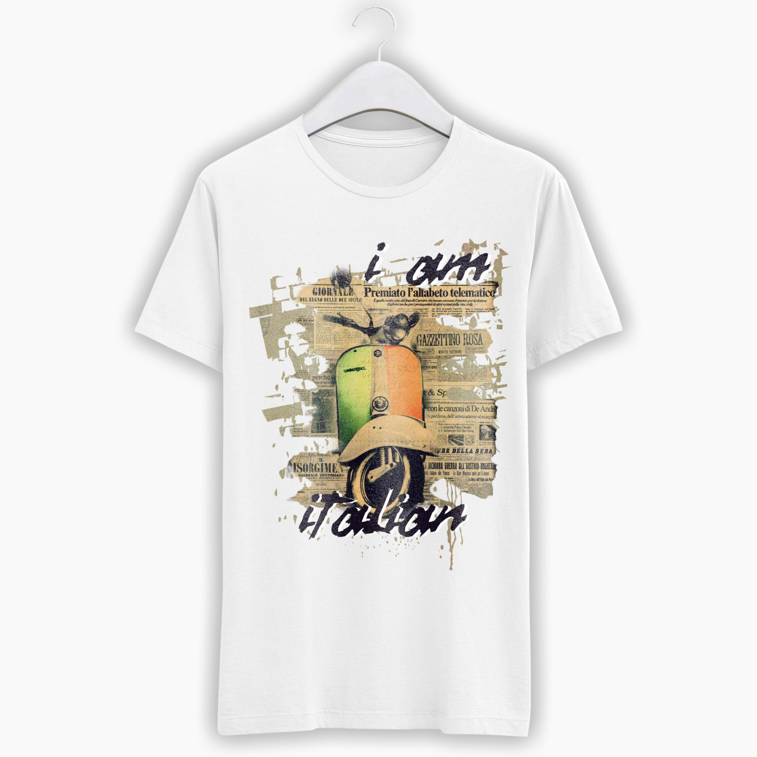 T-Shirt Uomo Vespa – I am Italian