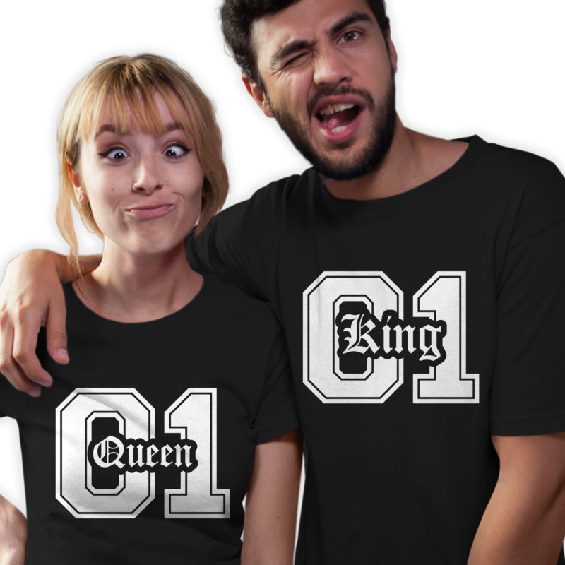 Magliette King&Queen Coppia 01 - T-Shirt Linea You and Me