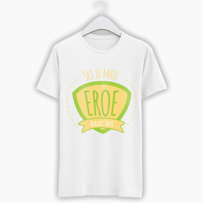 T-Shirt Sei il mio eroe papà