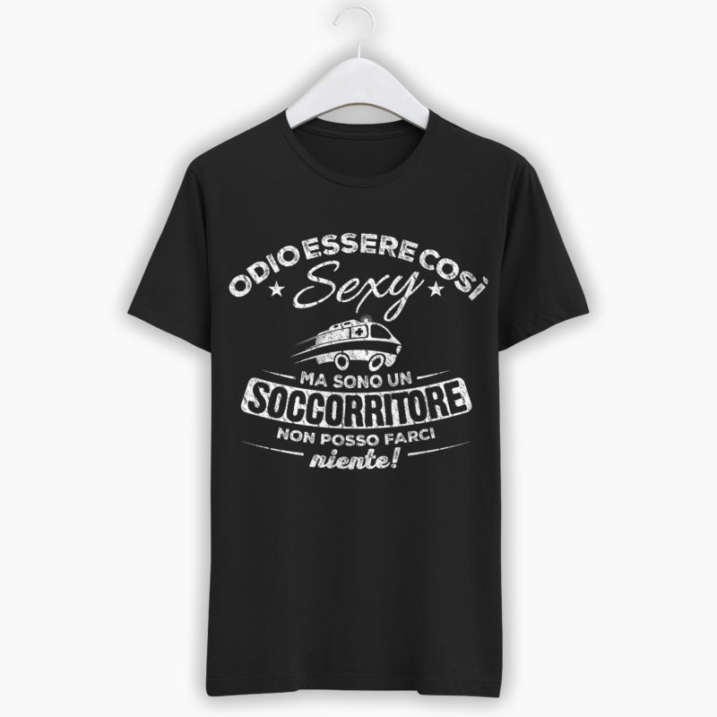 T-Shirt Donna - Odio essere così sexy ma sono un soccorritore, non posso farci niente