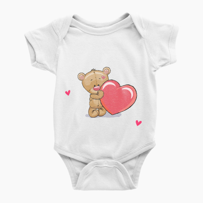 Body Orsetto cuore
