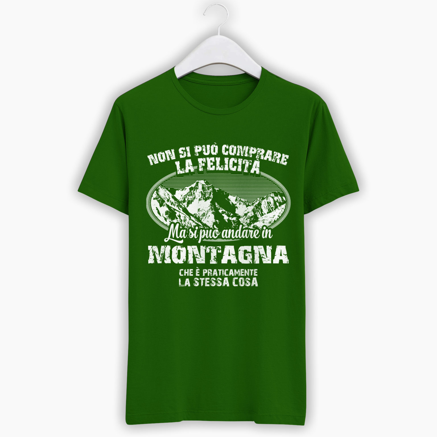 T-Shirt Montagna- Non si può comprare la felicità ma si può andare in montagna