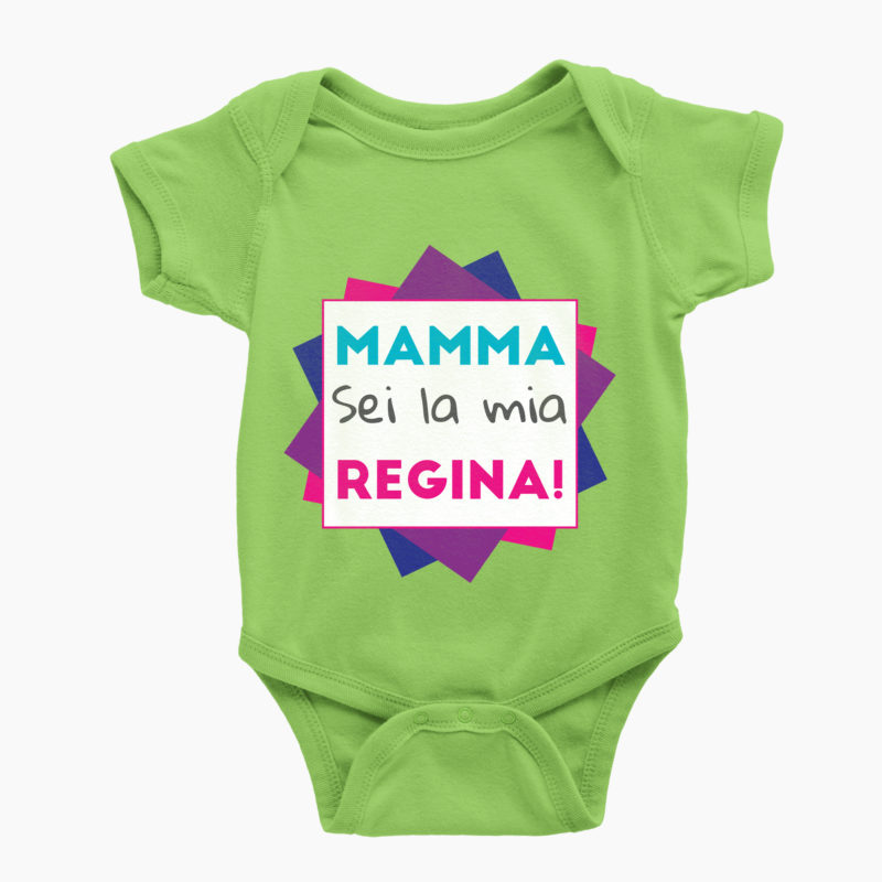 Body bimbo/a Mamma sei la mia regina