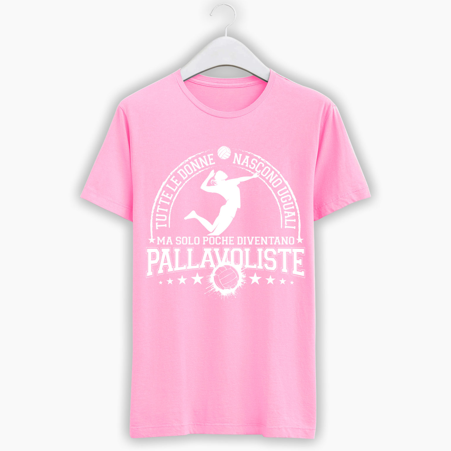 T-Shirt Pallavolo- Tutte le donne nascono uguali ma solo poche diventano pallavoliste