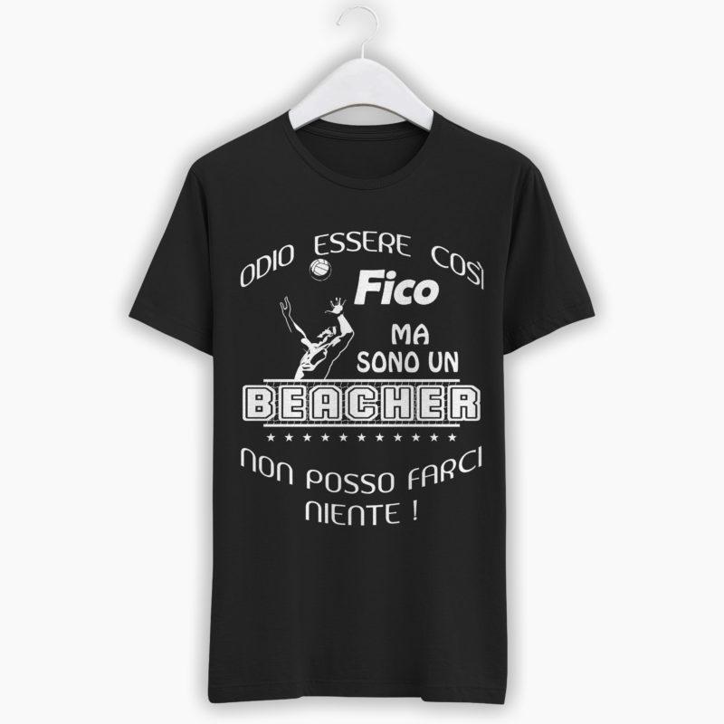 T-Shirt Uomo/Donna Pallavolista: Odio essere così fico/sexy ma sono un/a beacher non posso farci niente