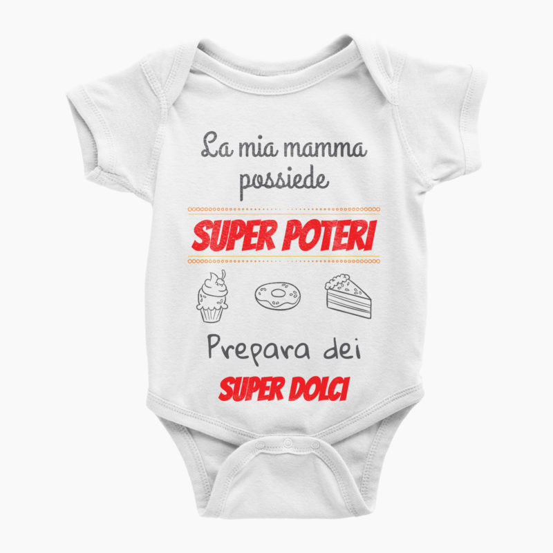 Body bimbo/a la mia mamma possiede super poteri prepara dei super dolci