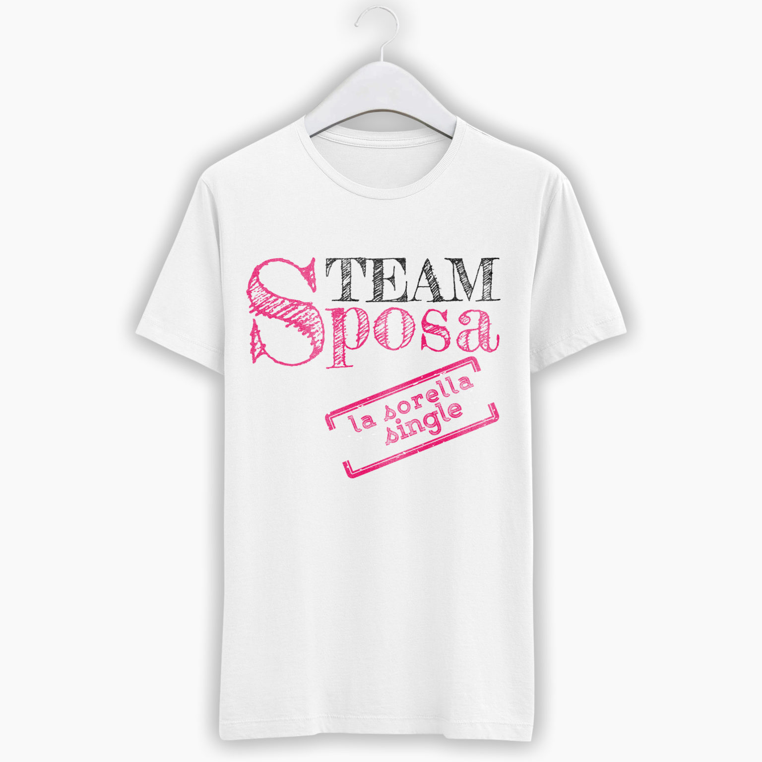 T-Shirt Addio Al Nubilato – Team Sposa La Sorella Single