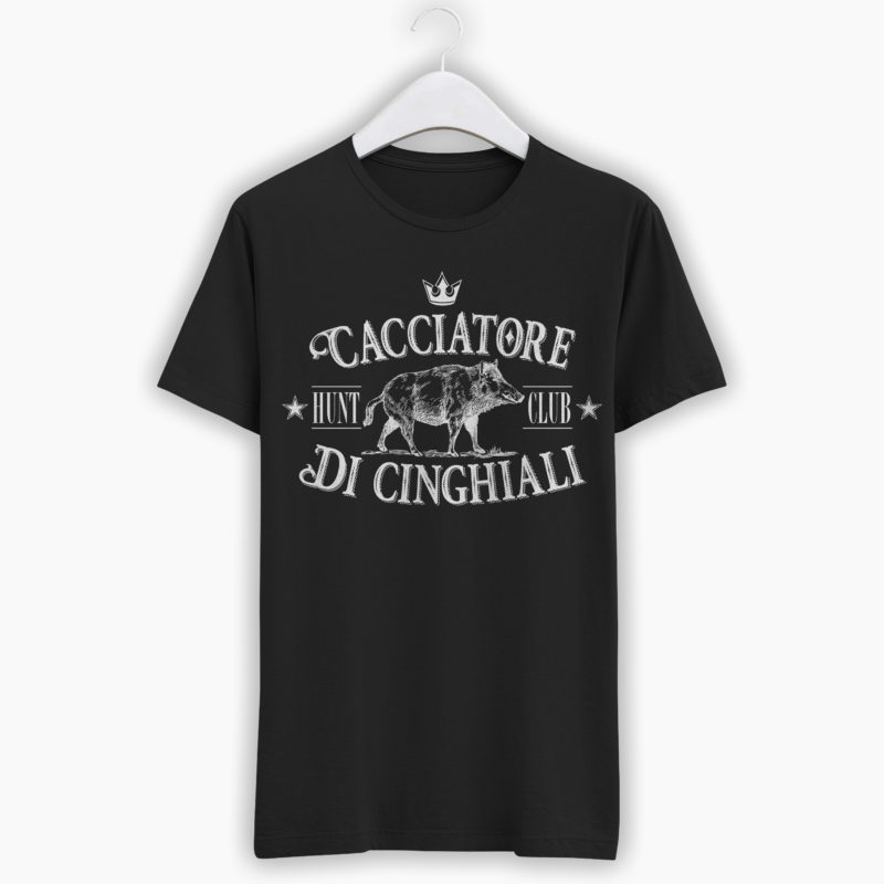 T-Shirt Cacciatore - Cacciatore di Cinghiali