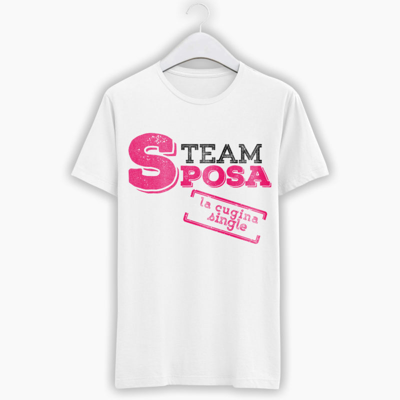 T-Shirt Addio Al Nubilato - Team Sposa La Cugina Single