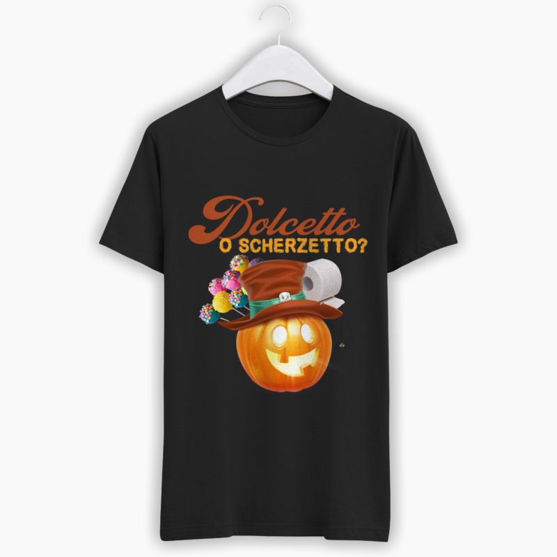 T-Shirt Uomo/Donna e Bambino - Dolcetto o Scherzetto?