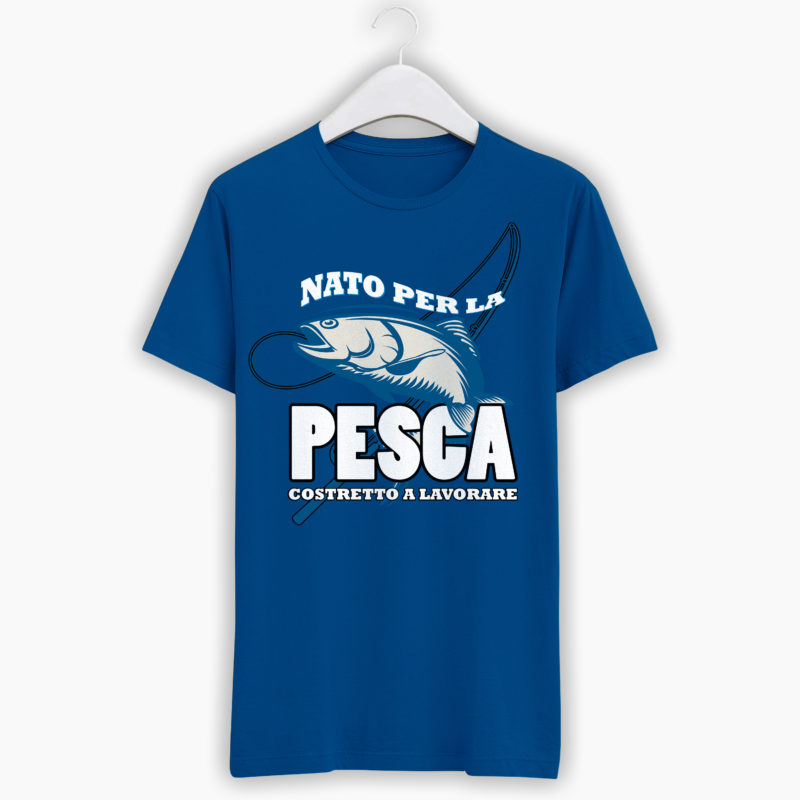 T-Shirt Uomo Nato per la Pesca