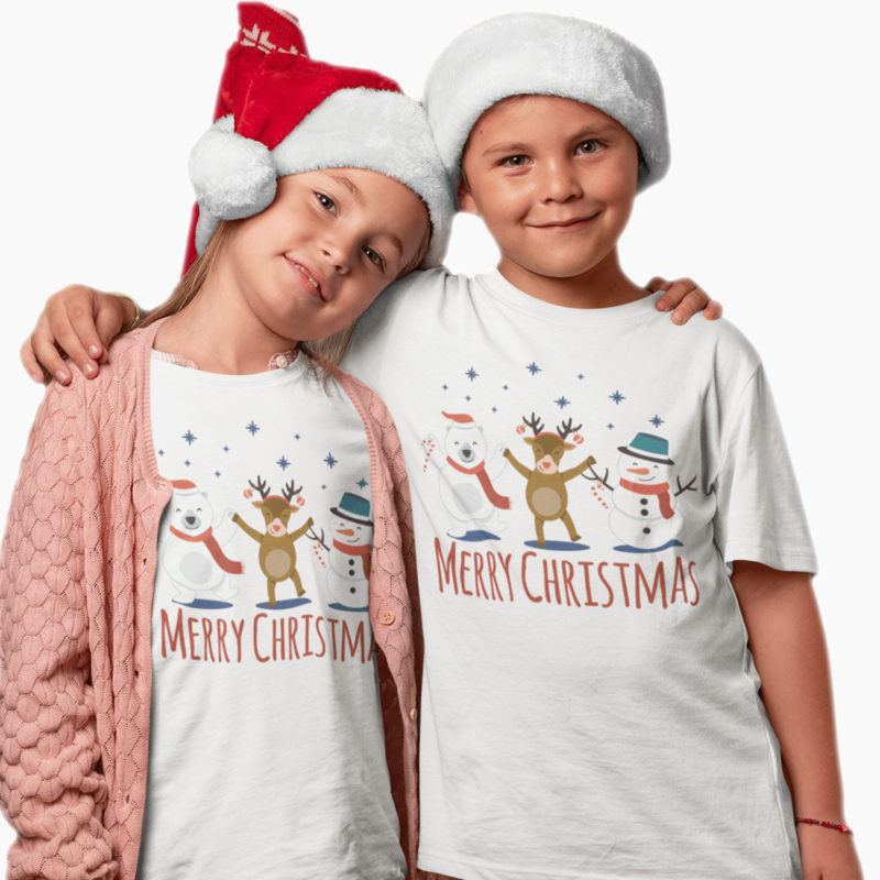 T-Shirt Bambino - Merry Christmas