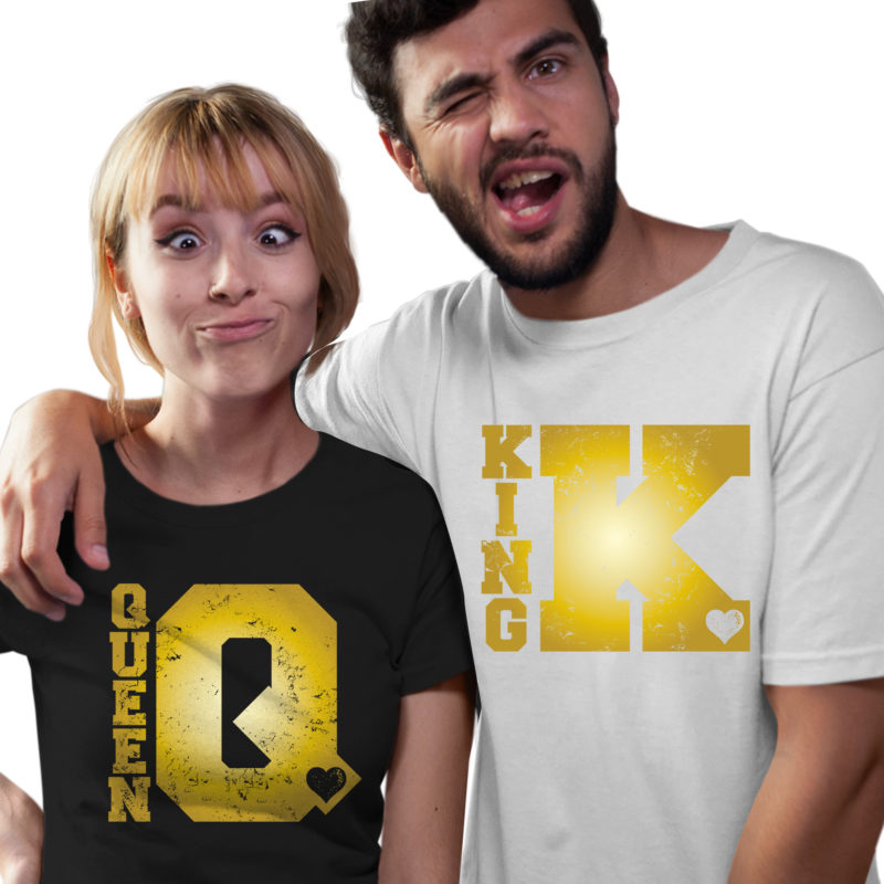 Magliette King&Queen Coppia Together, We Are Magic - T-Shirt Linea You and Me