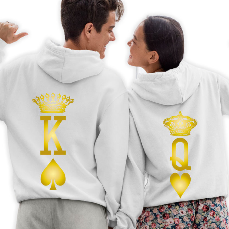 Felpe King&Queen Coppia Lucky Love - Linea You and Me
