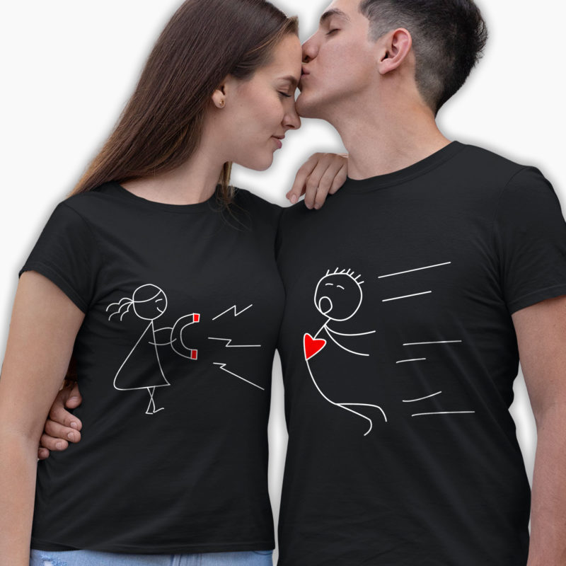 T-Shirt di Coppia - Magnete