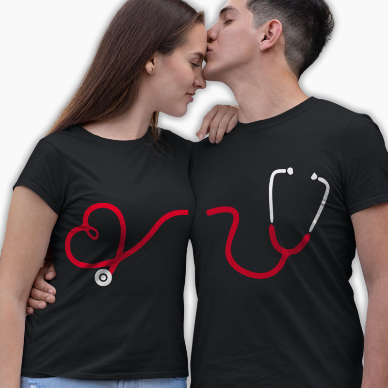 T-Shirt Coppia - Listen To Love