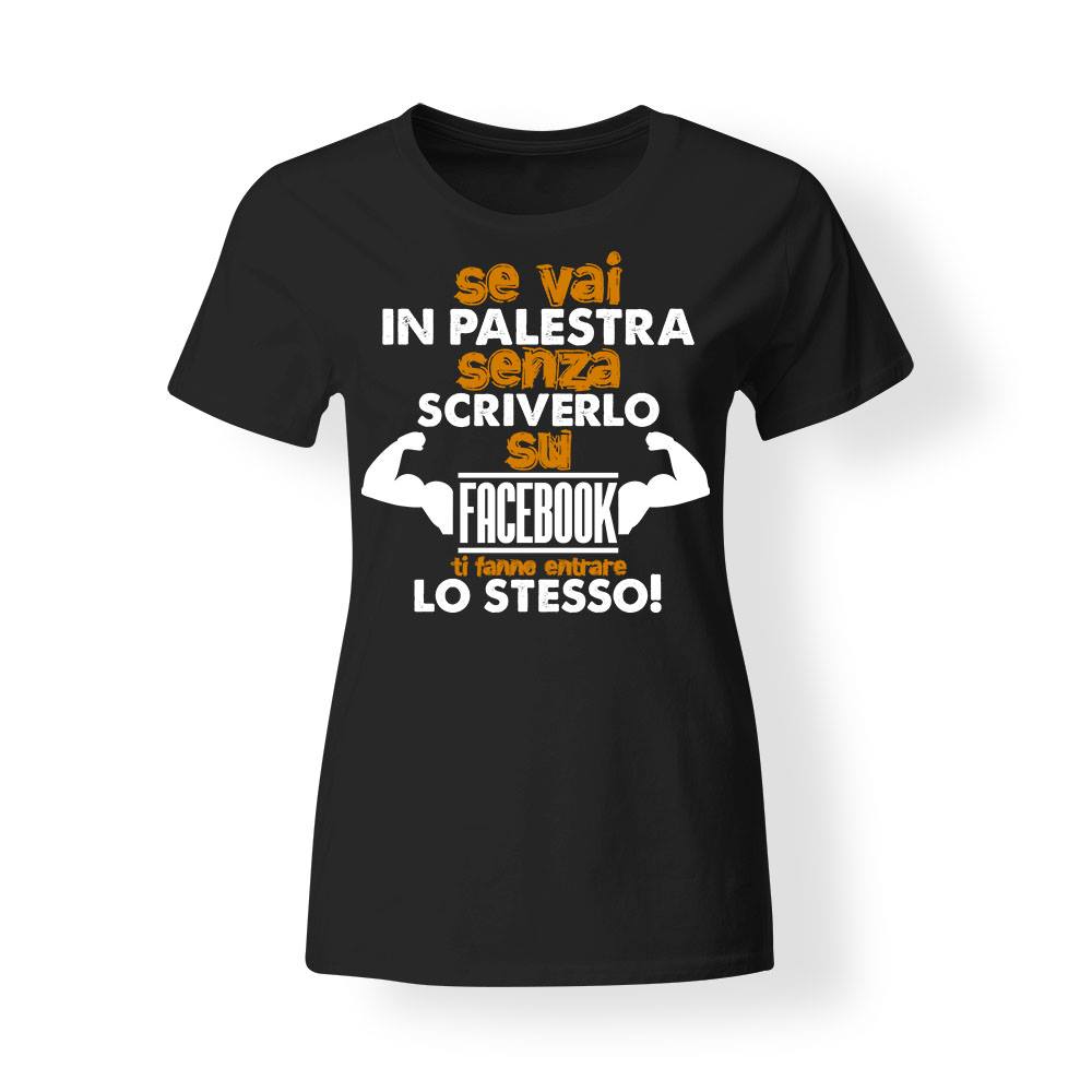 T-Shirt Divertente - Se vai in palestra | MyDigitalPrint