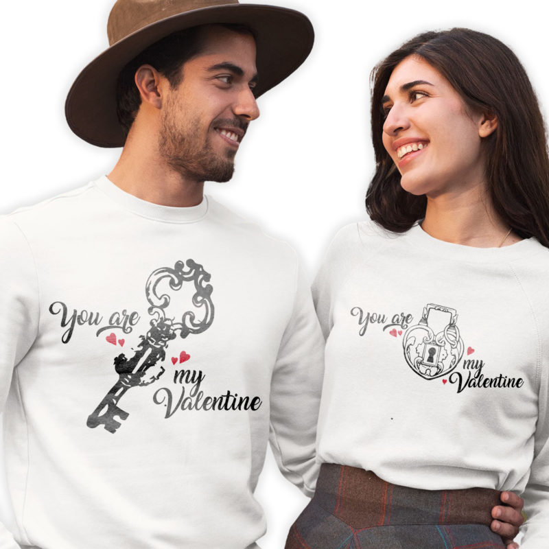 San Valentino Felpe Coppia You Are My Valentine