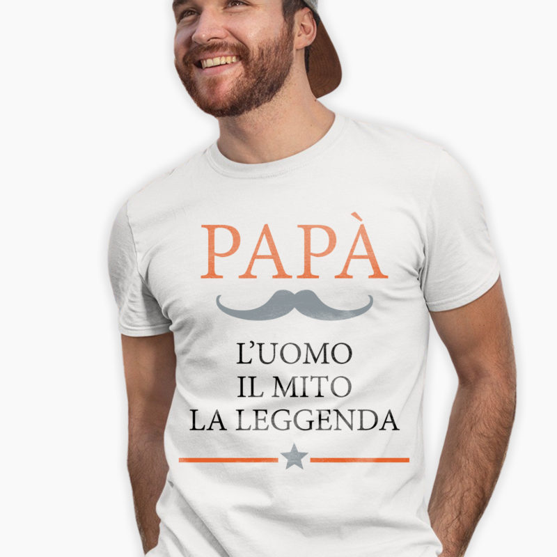 T-Shirt Festa del Papà - L'Uomo Il Mito La Leggenda