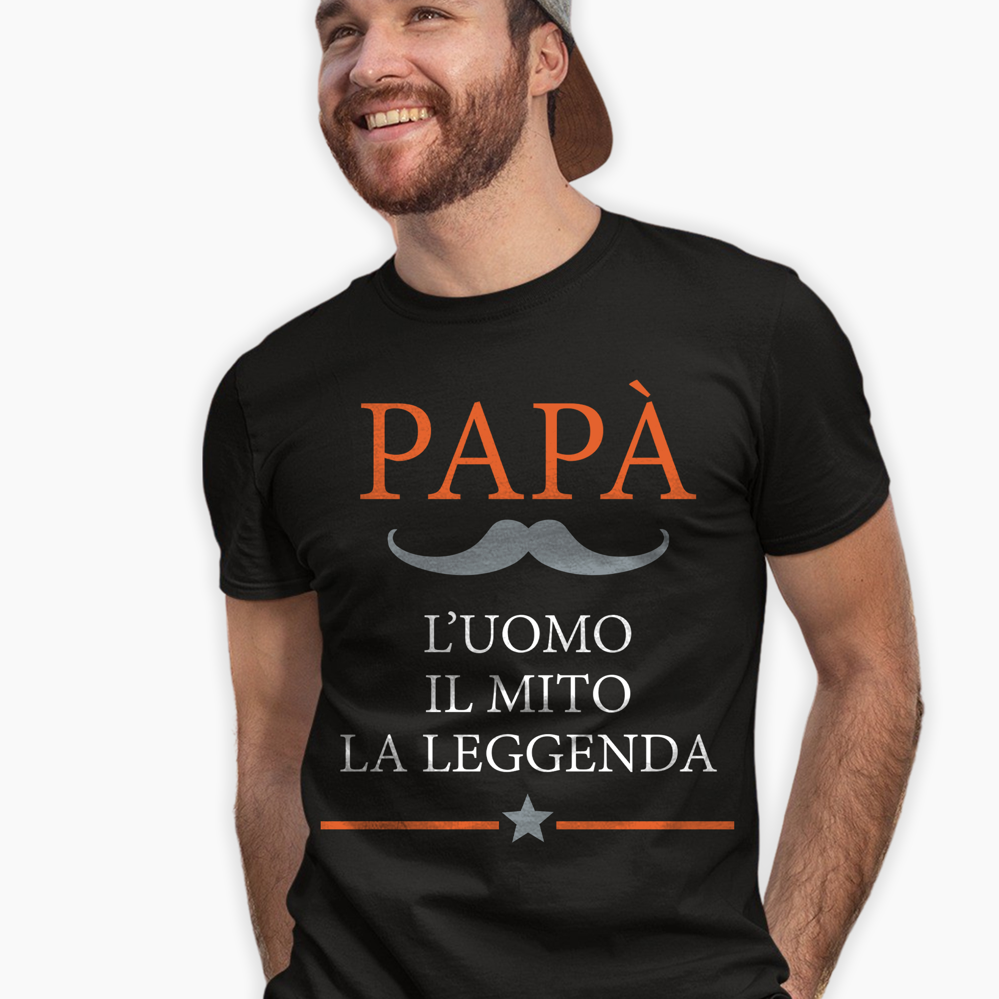 T-Shirt Festa del Papà - L'Uomo Il Mito La Leggenda - immagine 2