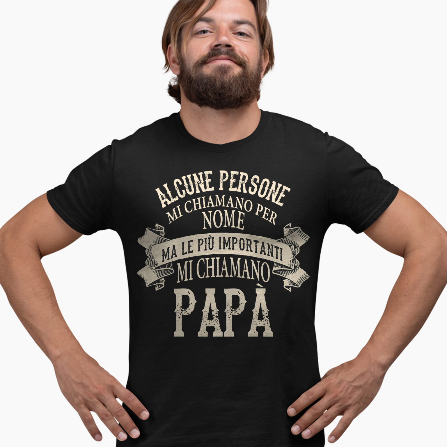 T-Shirt Festa del Papà – Alcune Persone Mi Chiamano Per Nome Ma Le Più Importanti Mi Chiamano Papà