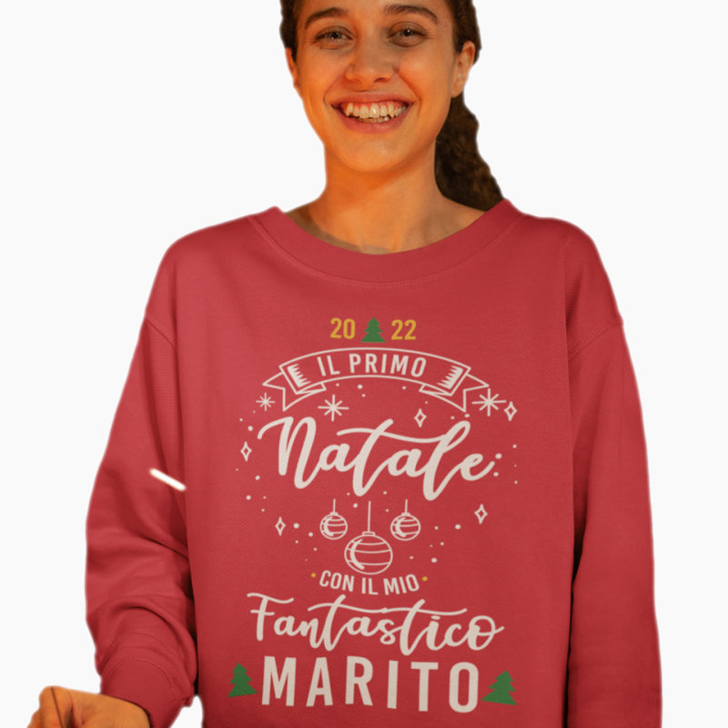 Felpa Donna - Il primo Natale con il mio fantastico Marito