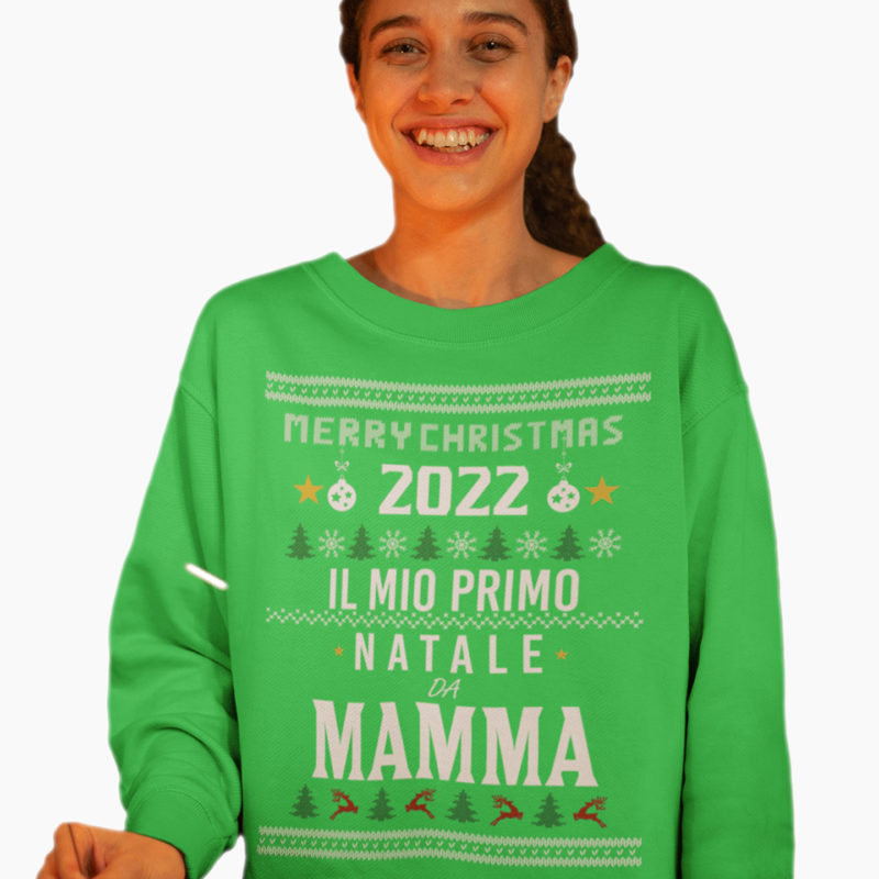 Felpa Donna - Il Mio Primo Natale Da Mamma
