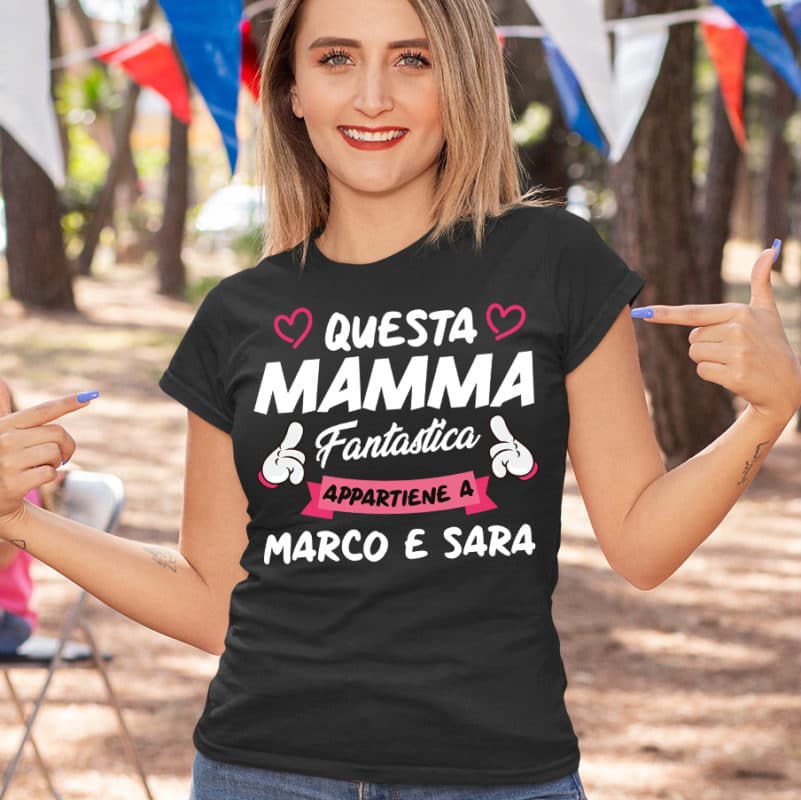 T-Shirt Festa della Mamma - Questa Mamma Fantastica Appartiene