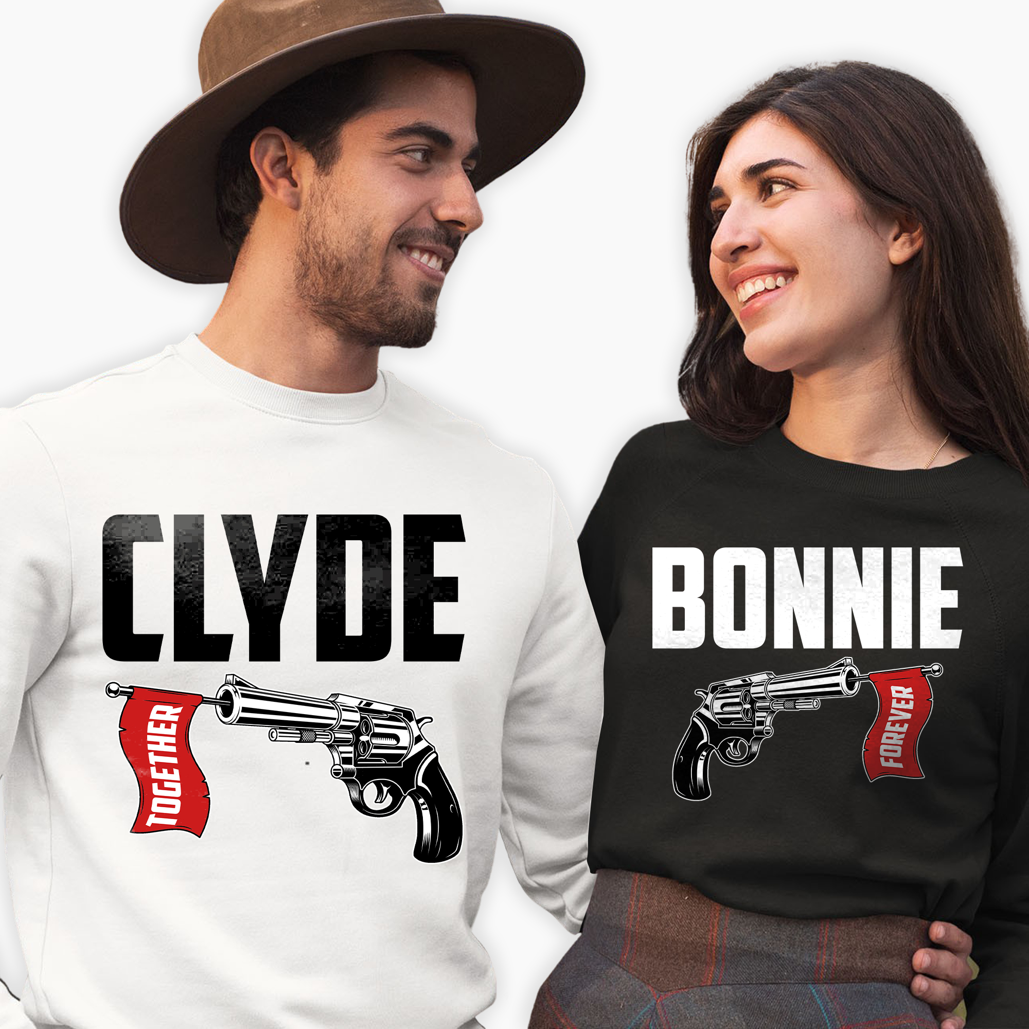 Felpe Coppia - Bonnie & Clyde - immagine 4