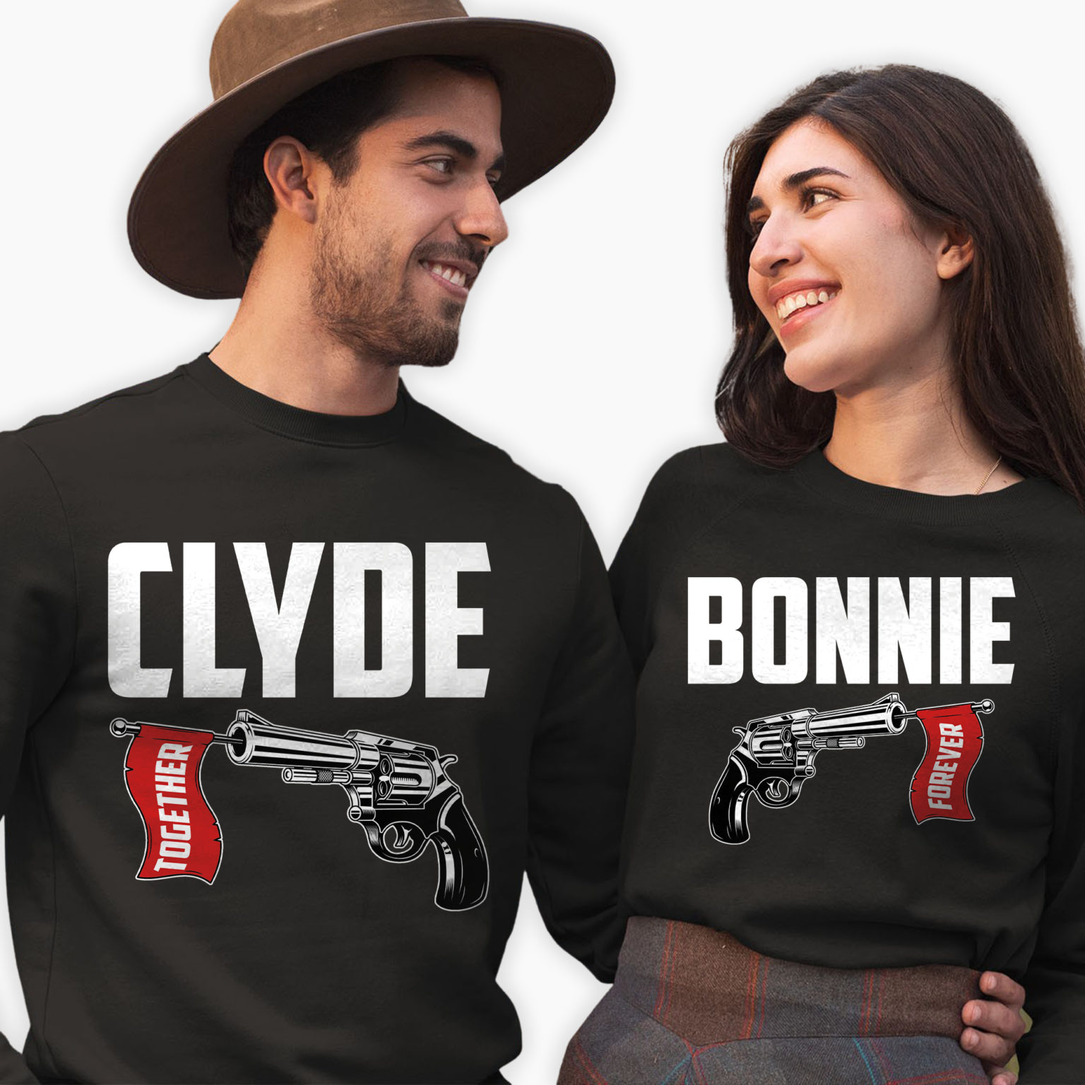Felpe Coppia – Bonnie & Clyde