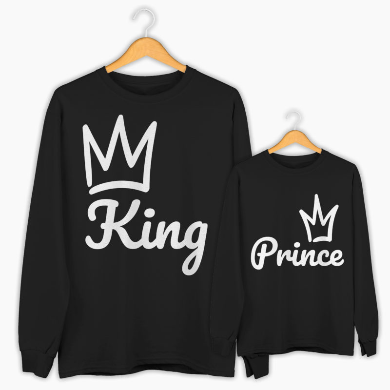Felpa Papà + Felpa Bambino - King & Prince