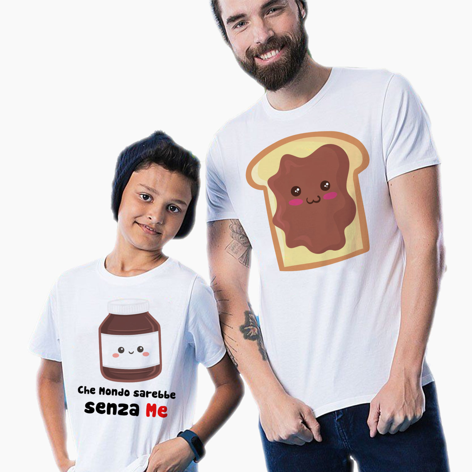 T-Shirt Papà + T-Shirt Bambino/a – Che mondo sarebbe senza Me