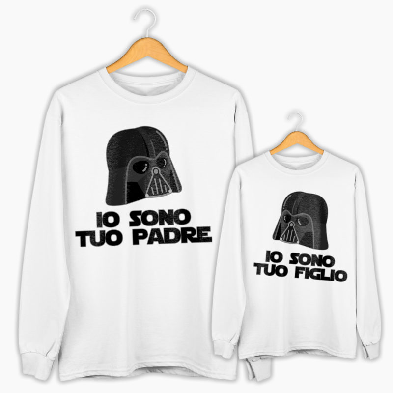 Felpa Papà + Felpa Bambino/a - Io sono tuo padre