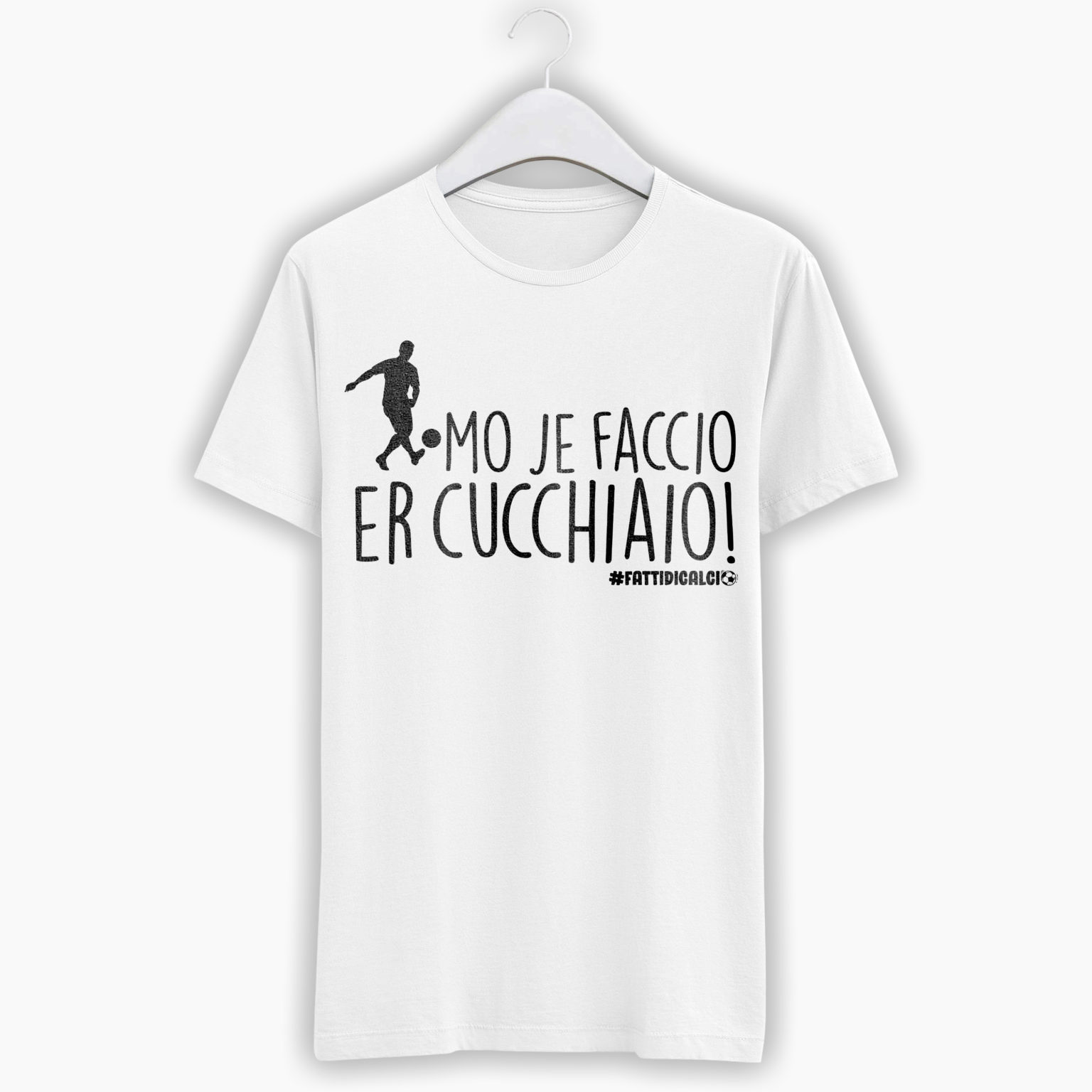 T-Shirt Uomo Calcio – Mo Je Faccio Er Cucchiaio!