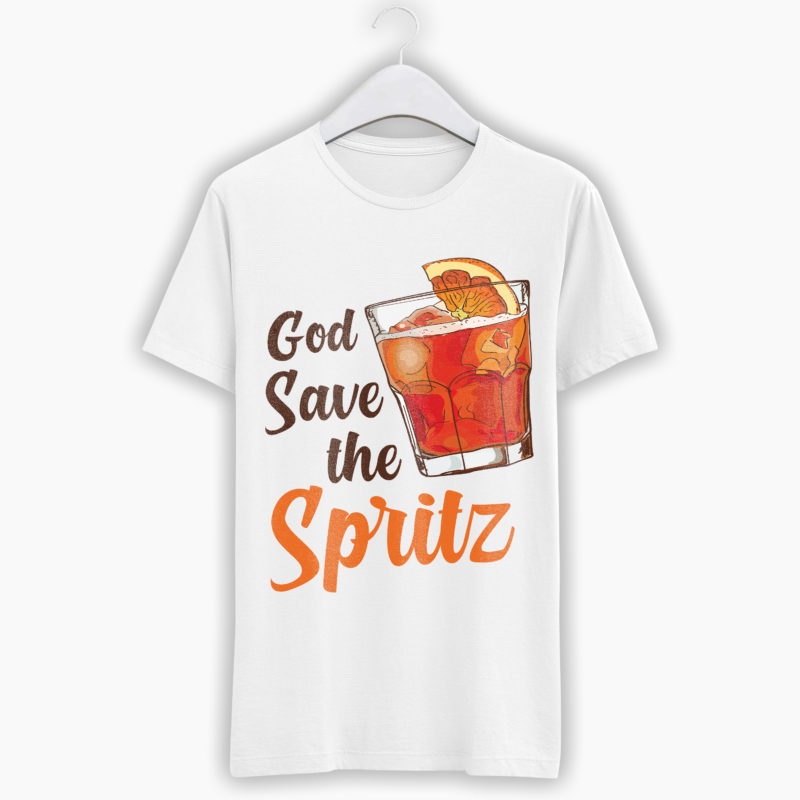 T-Shirt Donna Divertente - God Save The Spritz
