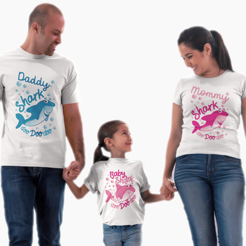 Tris Famiglia - Daddy Shark - Mommy Shark - Baby Shark