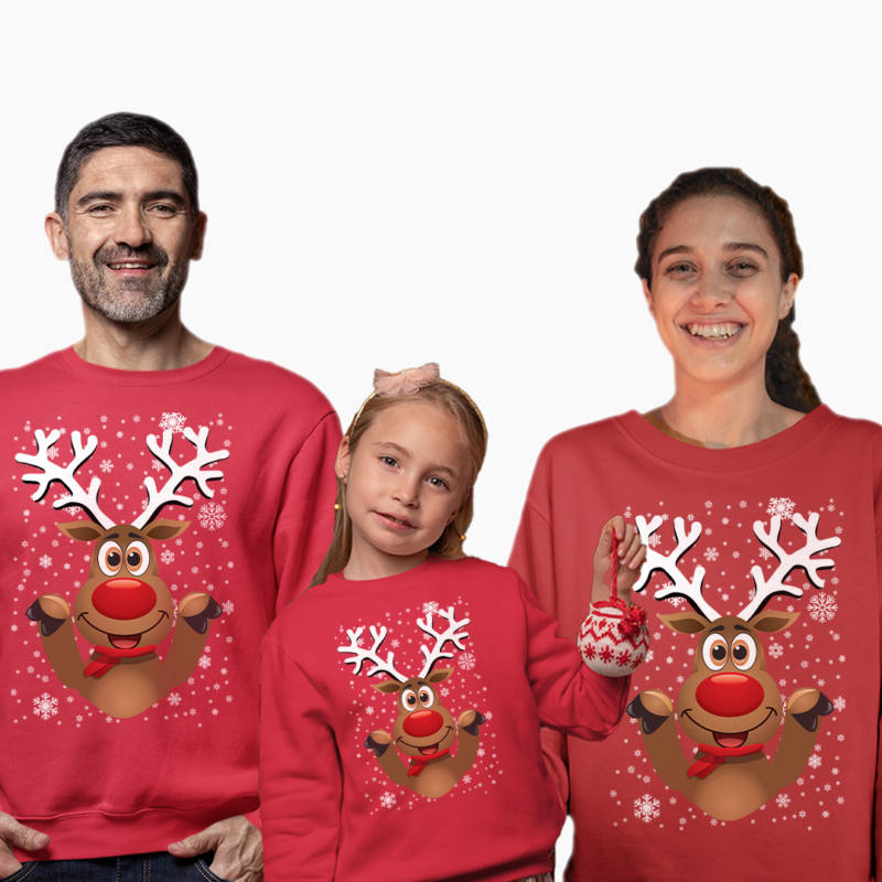 Tris Felpe Natale - Renna Natalizia