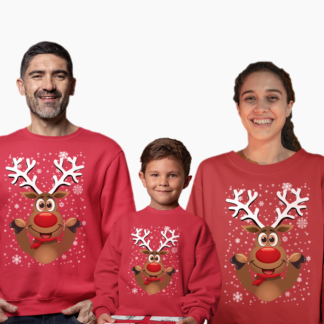 Tris Felpe Natale - Renna Natalizia - immagine 2