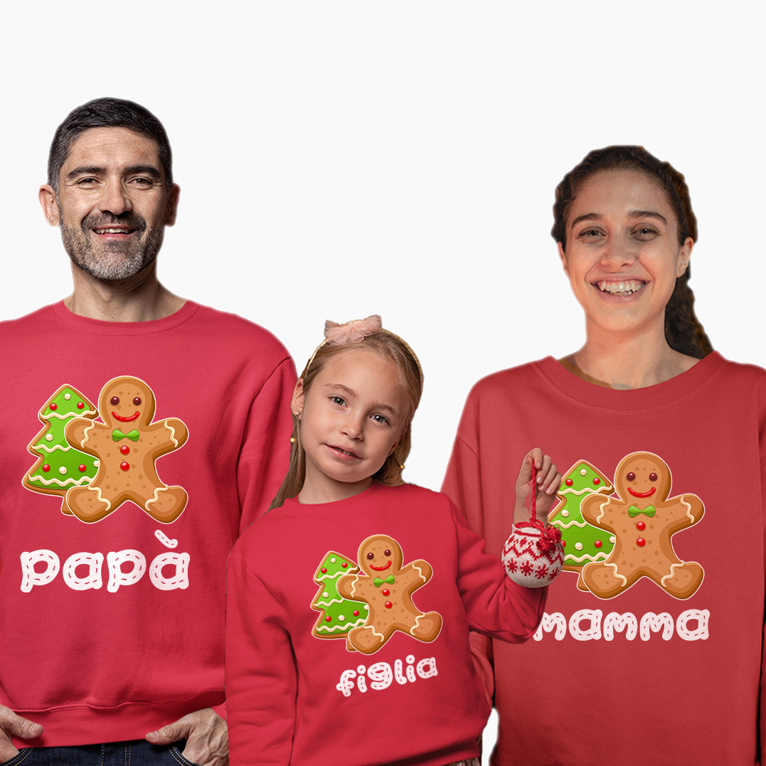 Tris Felpe Natale - Biscotto