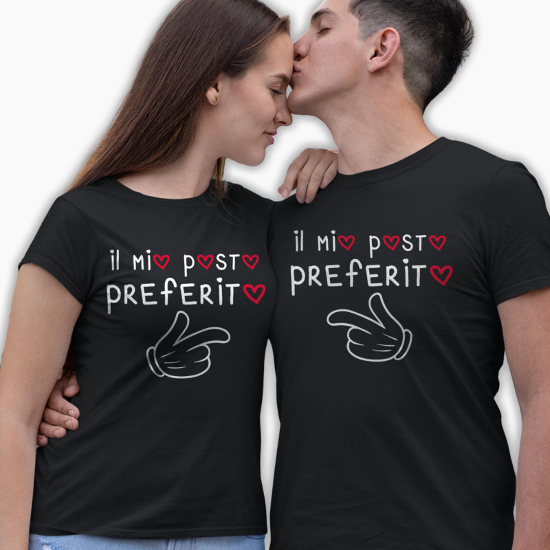 Coppia T-Shirt Il mio Posto Preferito