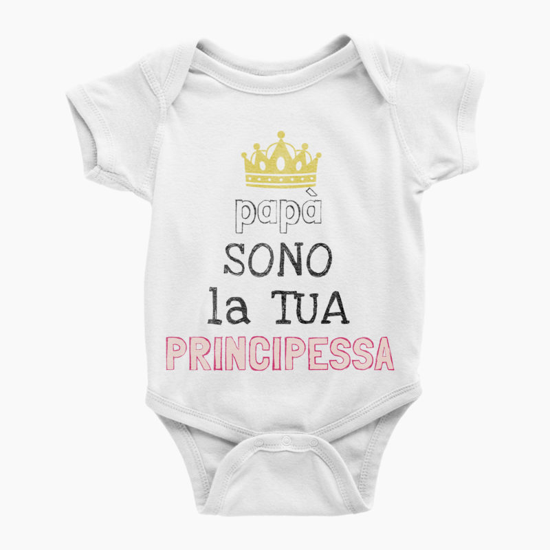 Body Papà sono la tua principessa