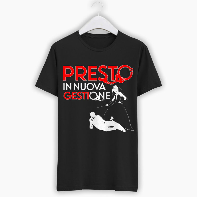 T-Shirt Addio al Celibato - Presto in una nuova gestione