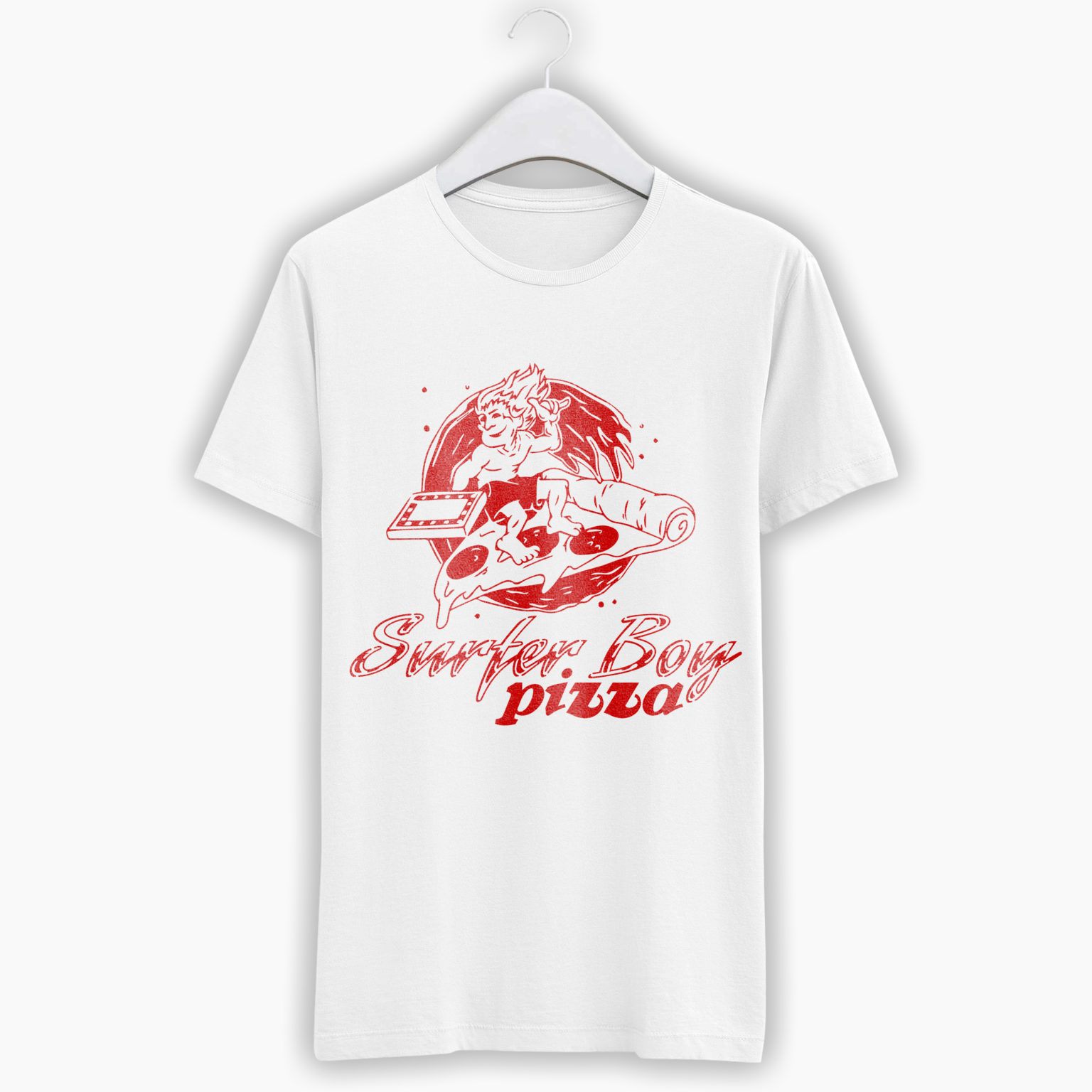 T-Shirt Uomo/Donna – Surfer Boy Pizza