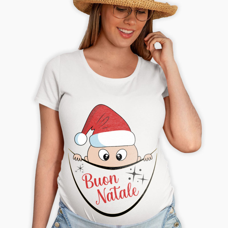 Maglietta Premaman Buon Natale