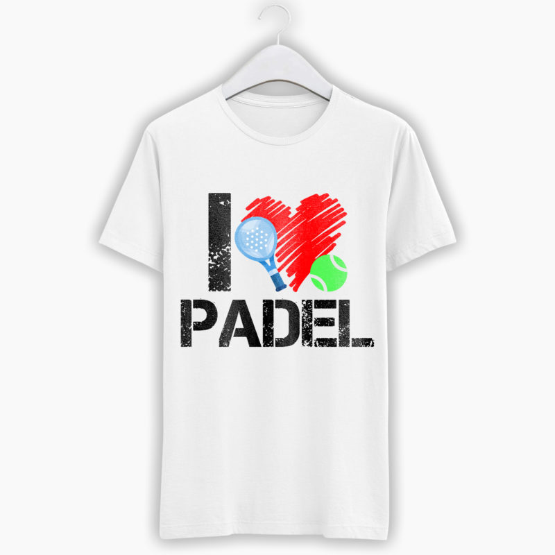 T-Shirt Uomo/Donna Padel - I Love Padel